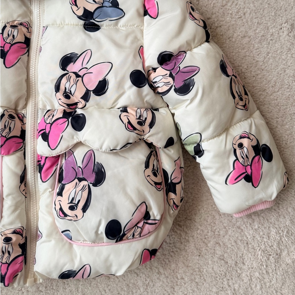 Disney at Primark Minnie Mouse Puffer Jacket - Picture 4 of 13
